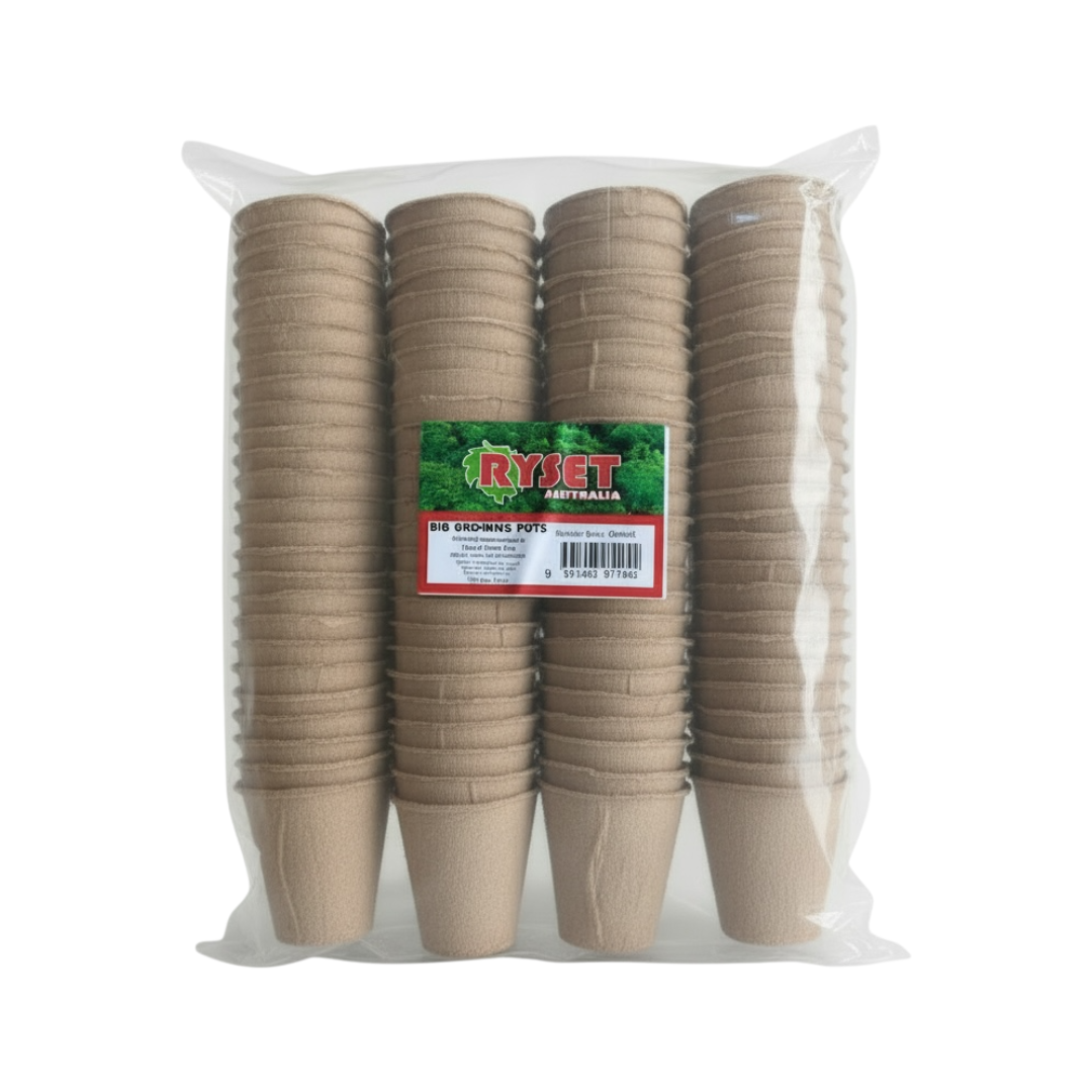 Biodegradable Peat Pots 60mm – BULK Set of 100