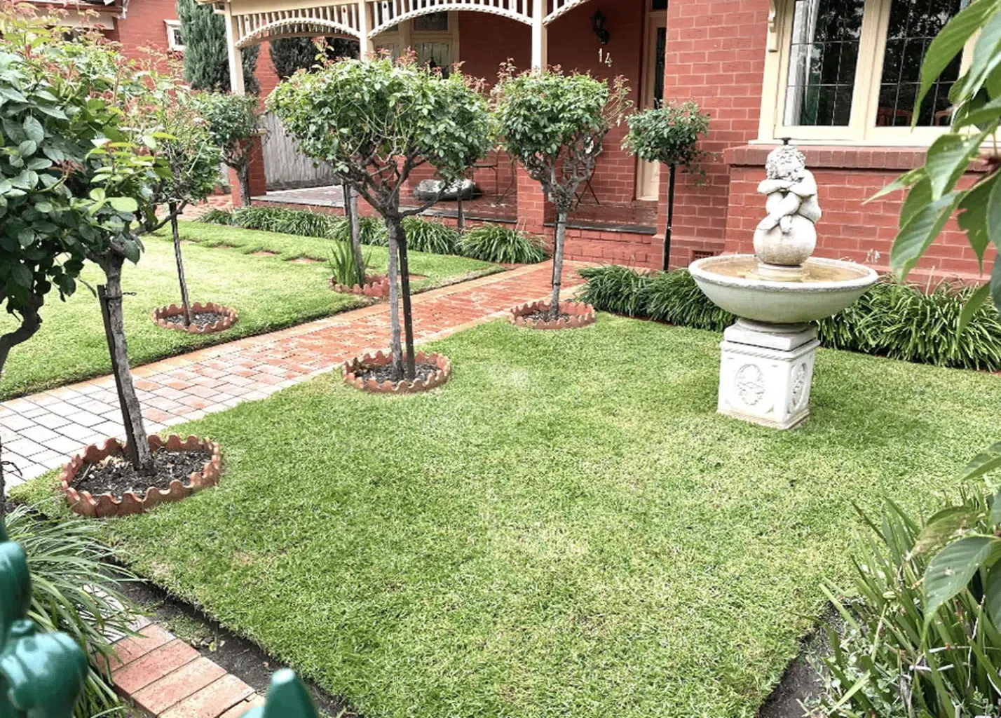 Garden landscaping