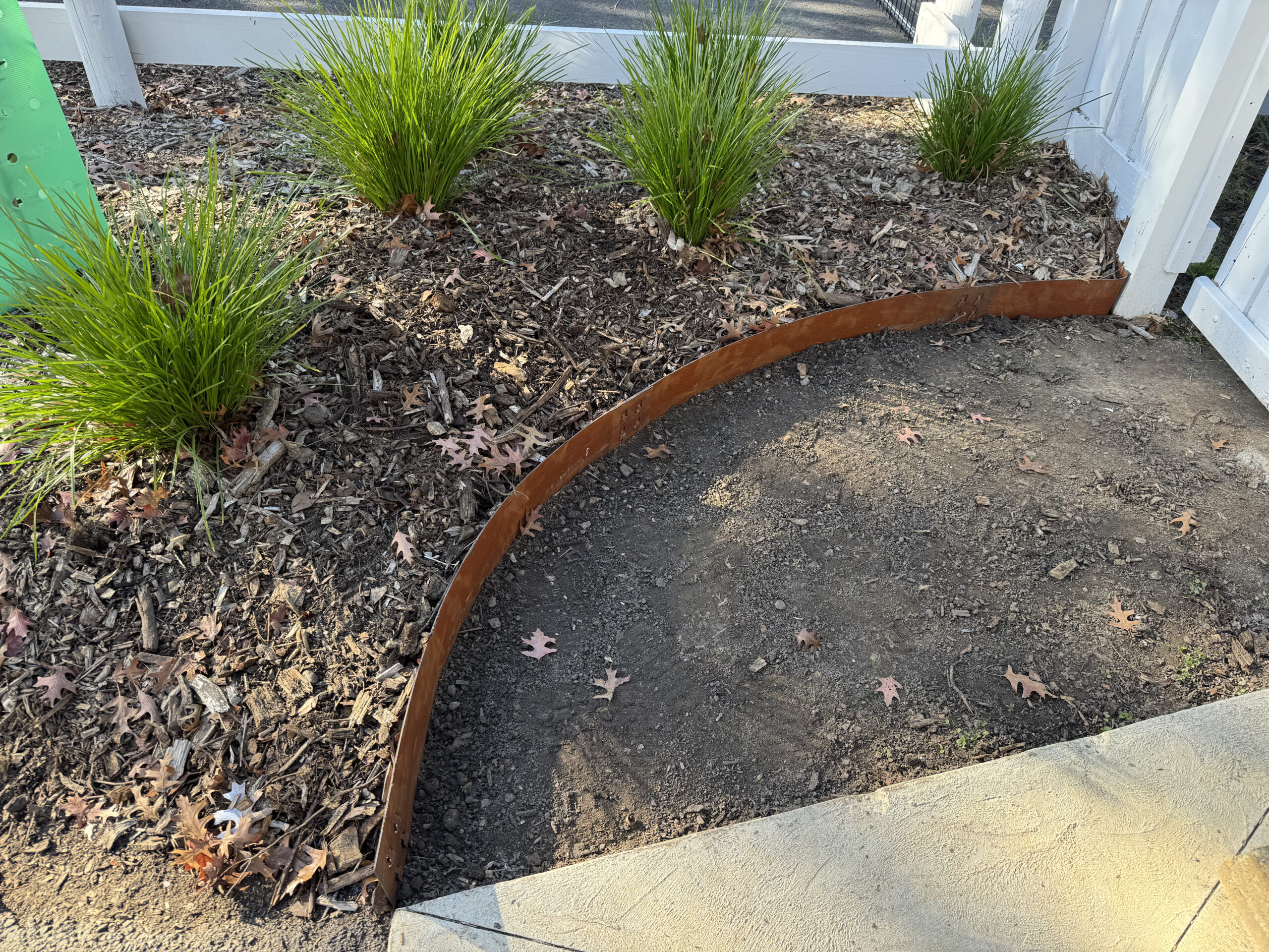 Landscape Edge with plants