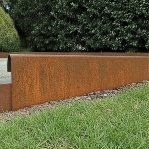 Safe Guide Folded Top Cor-Ten Landscape Edge